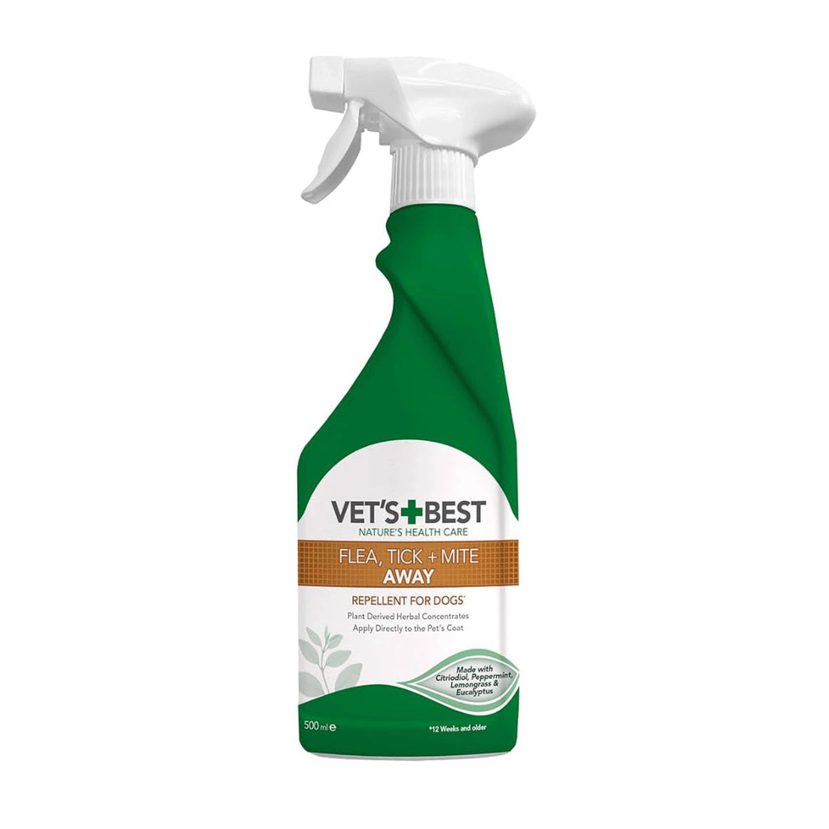 Vet's Best Flea Tick and Mite Flea Treatment Spray for Dogs | Plant Based Formula – available from Woofingtons