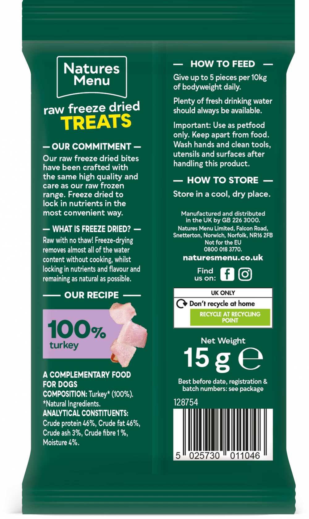 Natures Menu - Raw Freeze Dried Treats - 15g image 8