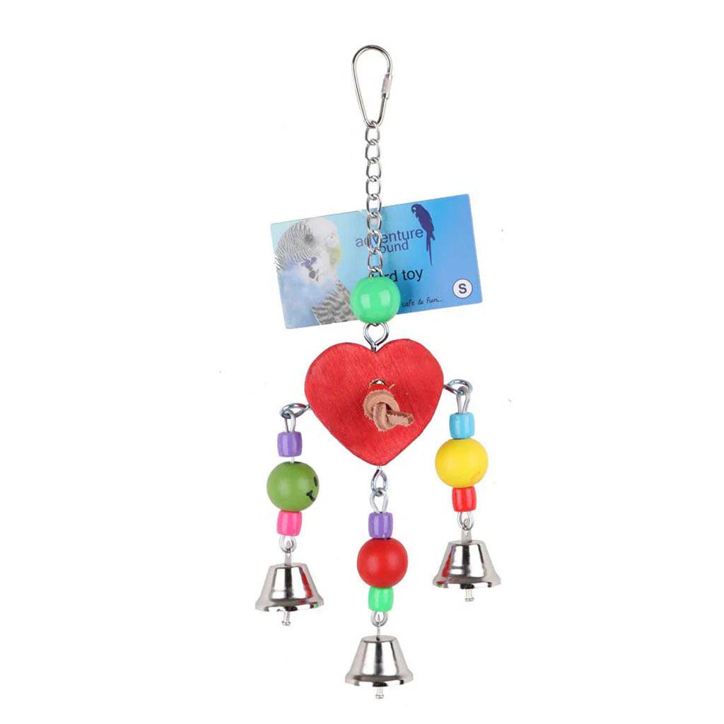 Bird Toy Wooden Heart - 4165 image 0