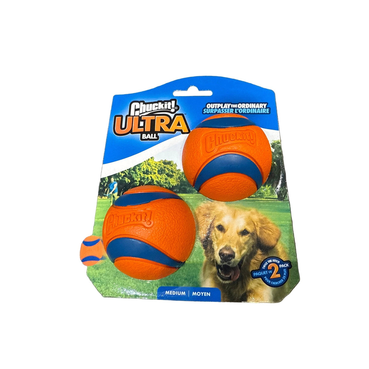 Chuck it ultra ball medium 2pk image 0