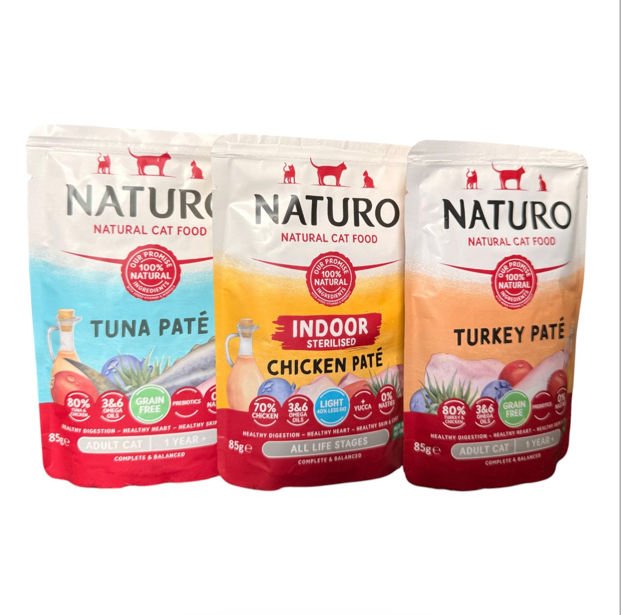 Naturo Natural Cat Food Pâté 85g