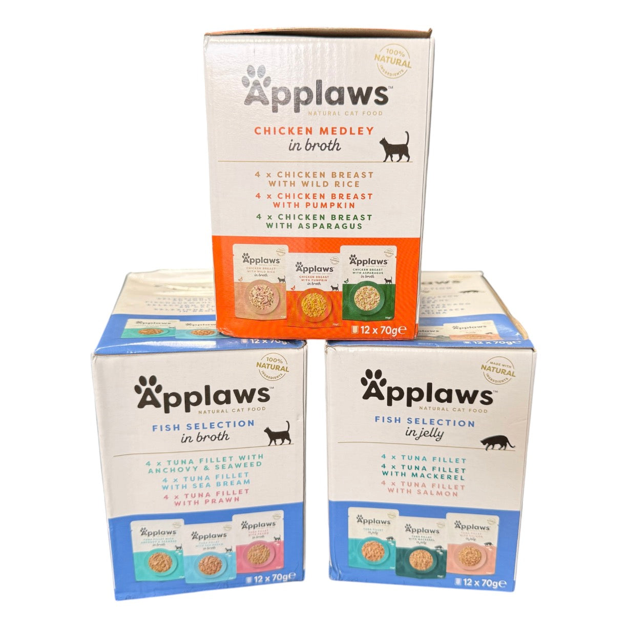 Applaws Natural Cat Food Multipack 12 x 70g
