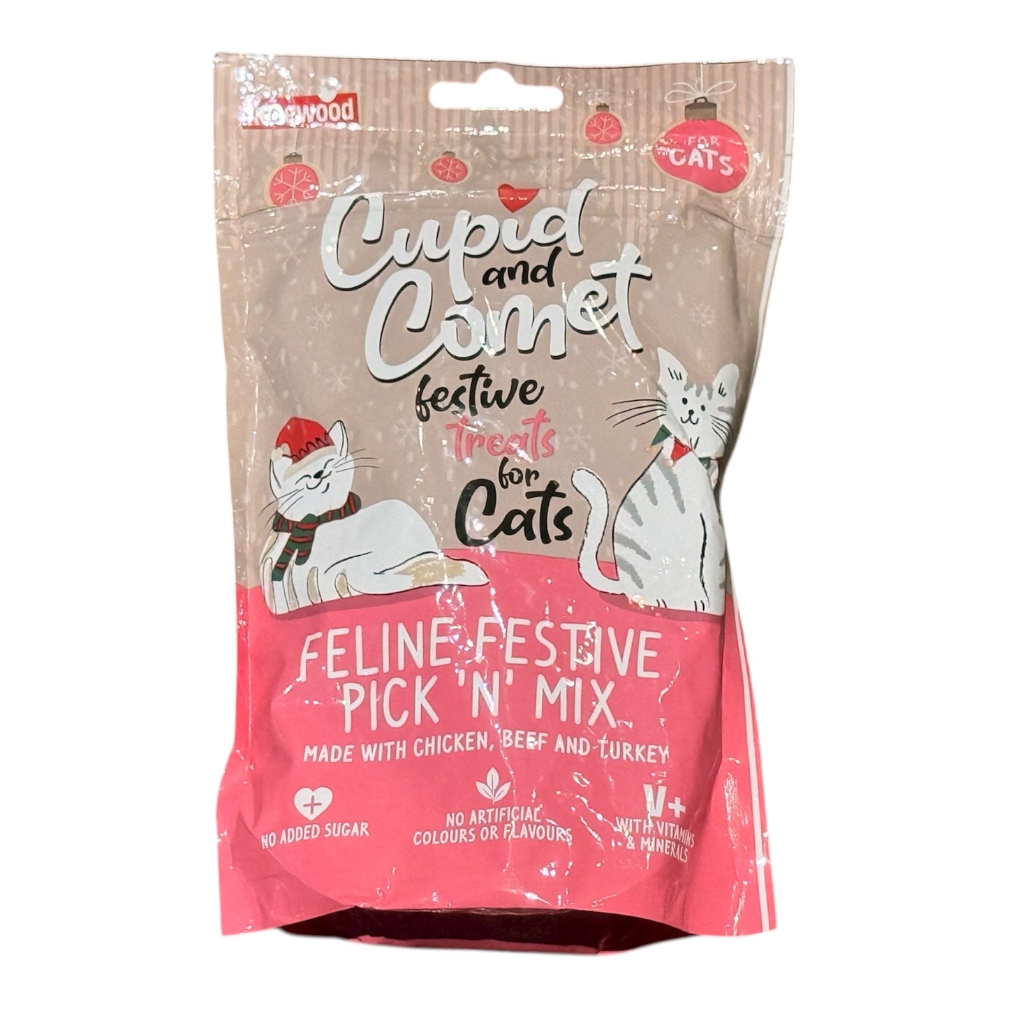 Cupid & Comet - Feline Festive Pick n Mix Christmas Bag - 180g