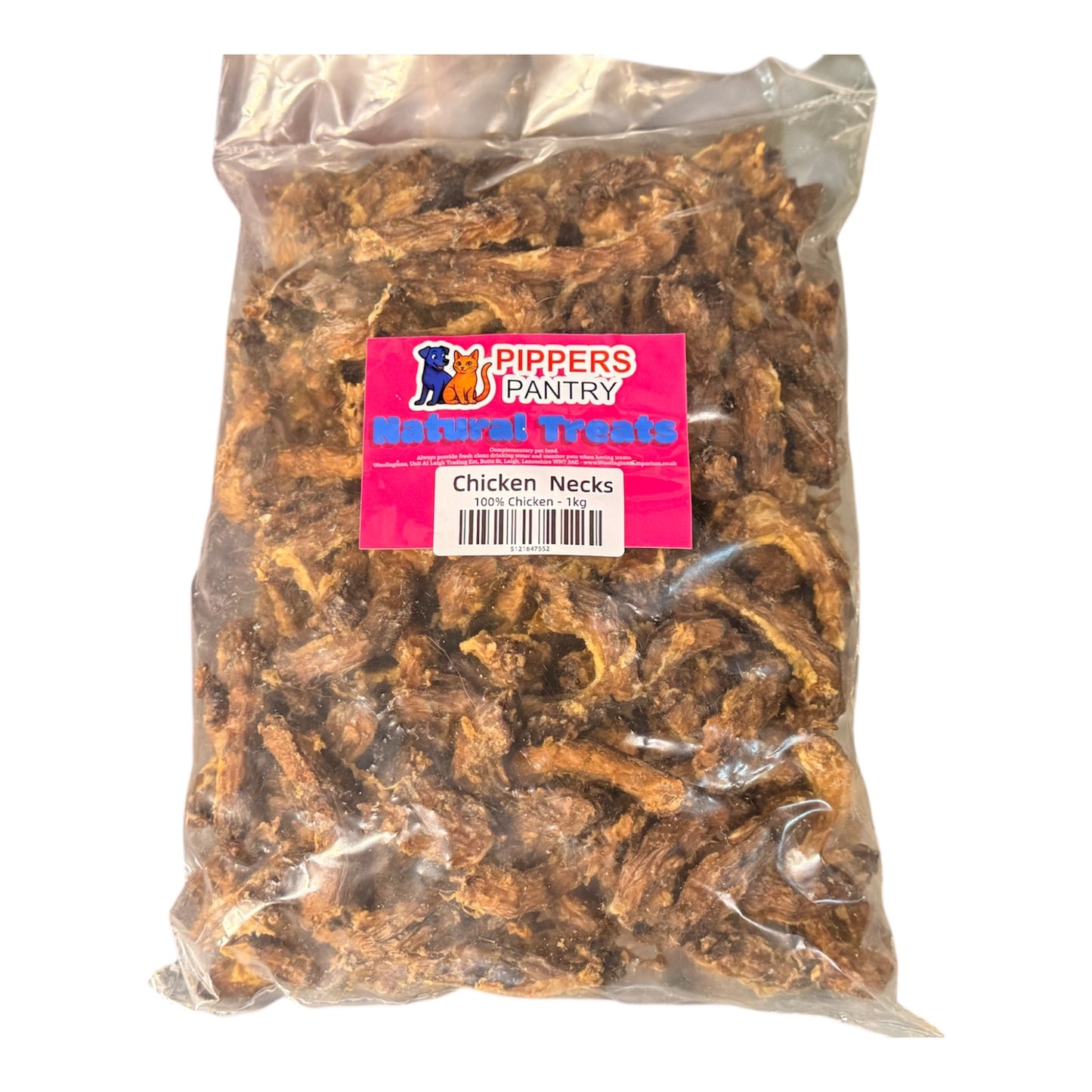Pippers Pantry - Air Dried Chicken Neck 1kg