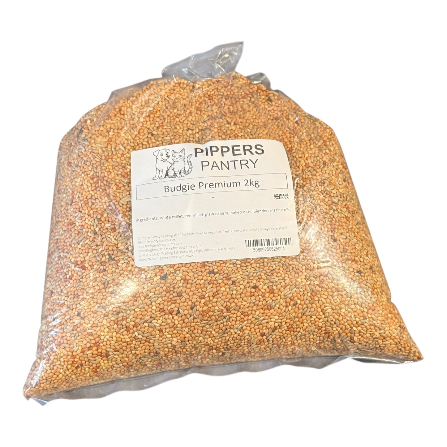 Pippers Pantry - Budgie Premium Seed - 2kg