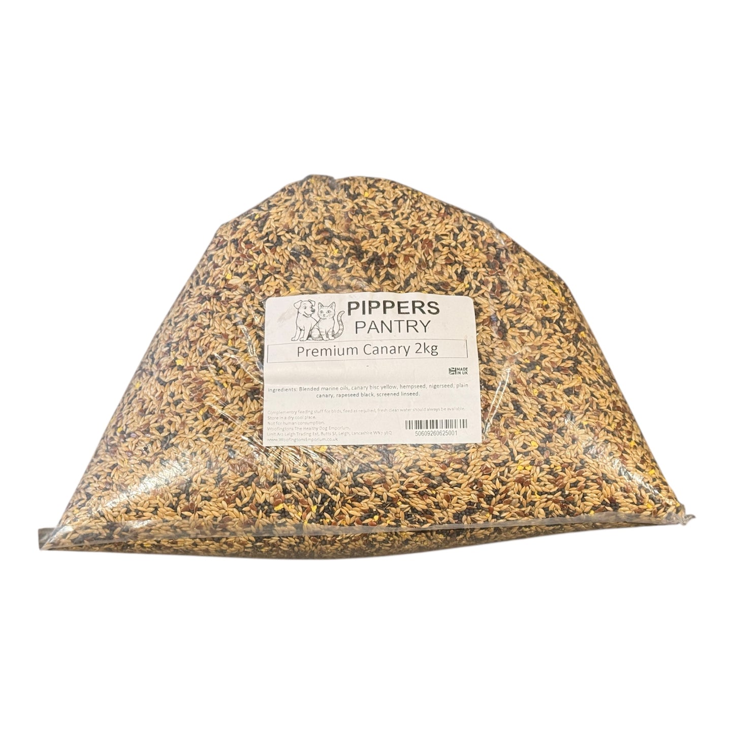 Pippers Pantry - Premium Canary Seed 2kg - Bird Food