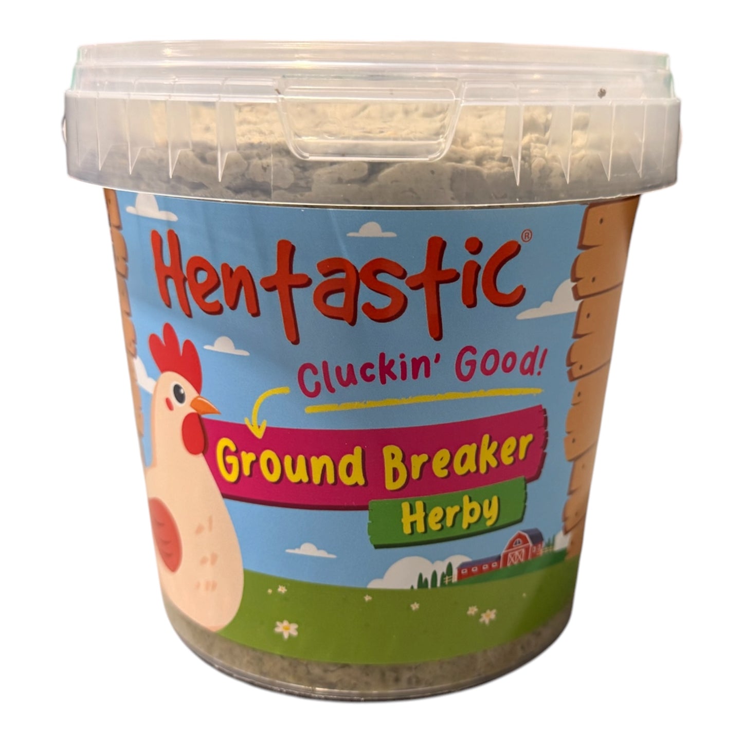 Hentastic Ground Breaker Herby XL Pecking Treat (1.4kg) – Natural Chicken Treat for Hens