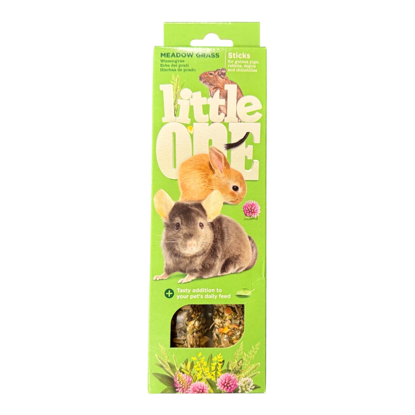 Little One Meadow Grass Sticks for Rabbits, Guinea Pigs, Degus & Chinchillas 2 x 55g