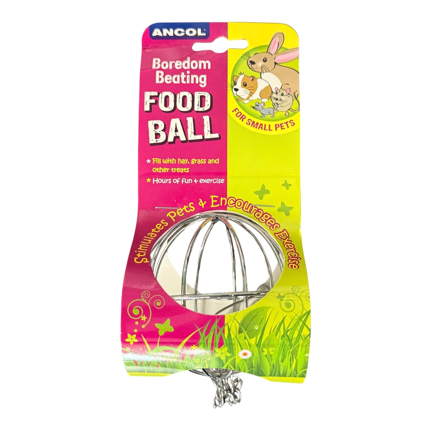 Ancol Boredom Beating Food Ball for Small Pets