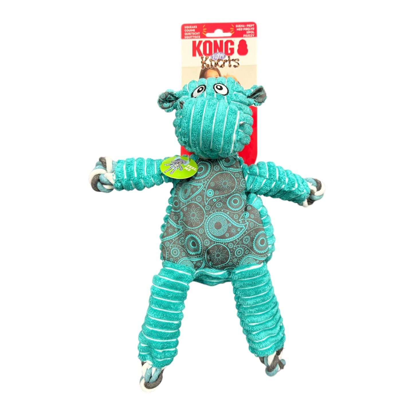 KONG Floppy Knots Hippo – Large