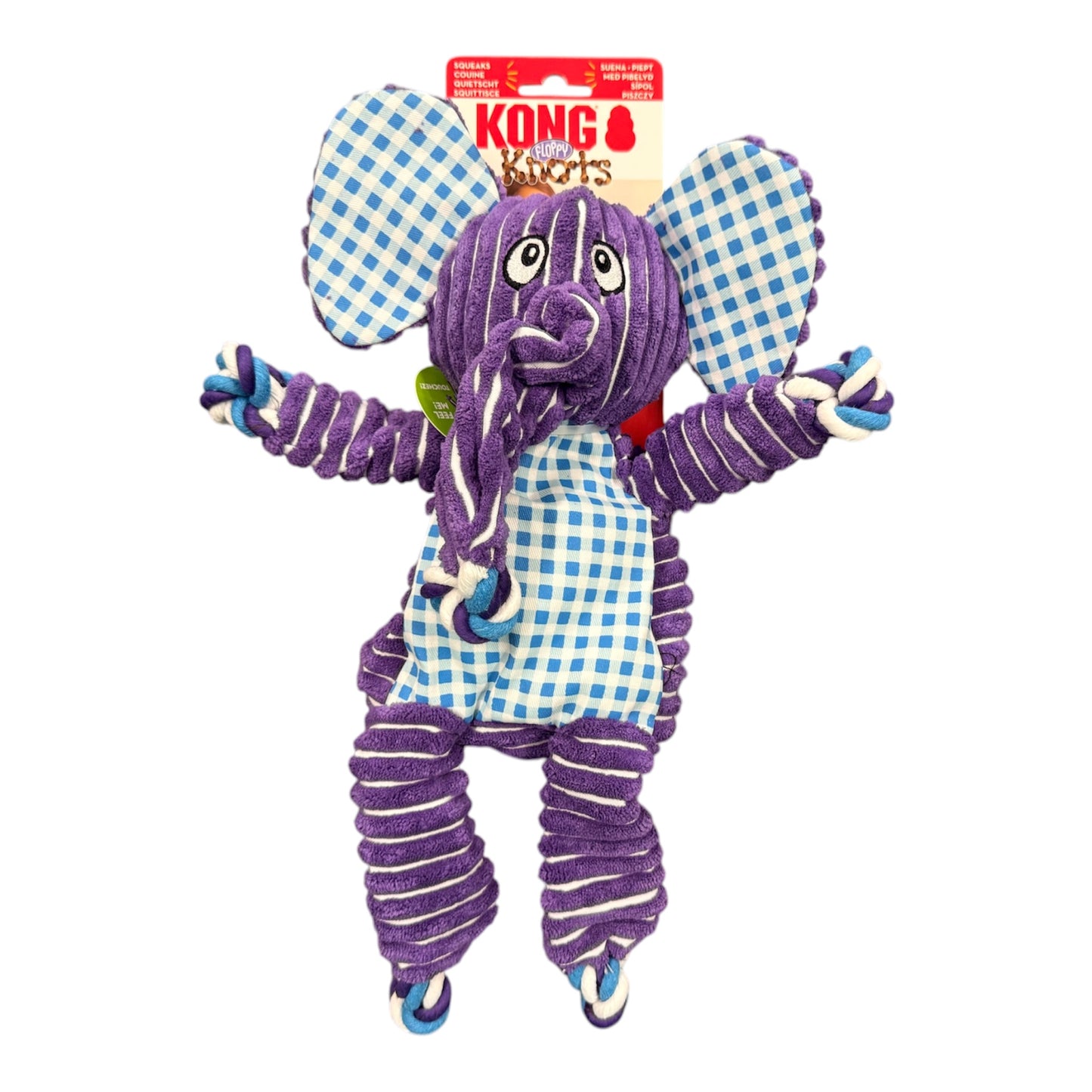 KONG Floppy Knots Elephant – Large