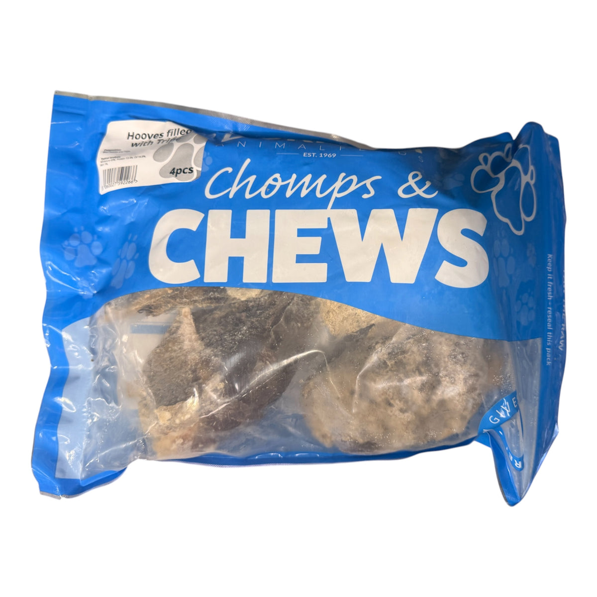 Durham Animal Feeds Frozen Raw Filled Hooves – 4 Pack