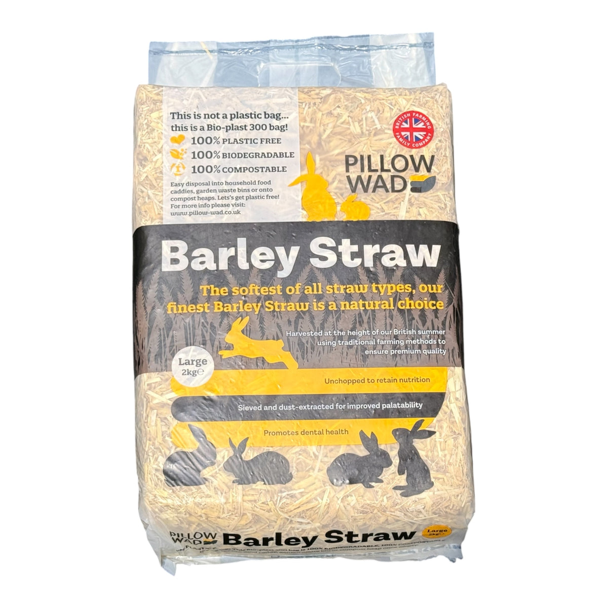 Pillow Wad Barley Straw bedding 2kg