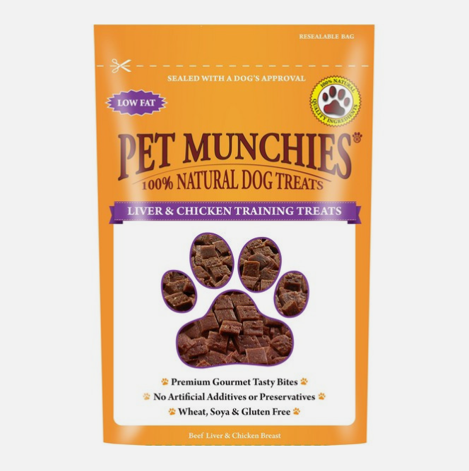 Pet Munchies Dog Training Treats Liver & Chicken 50g