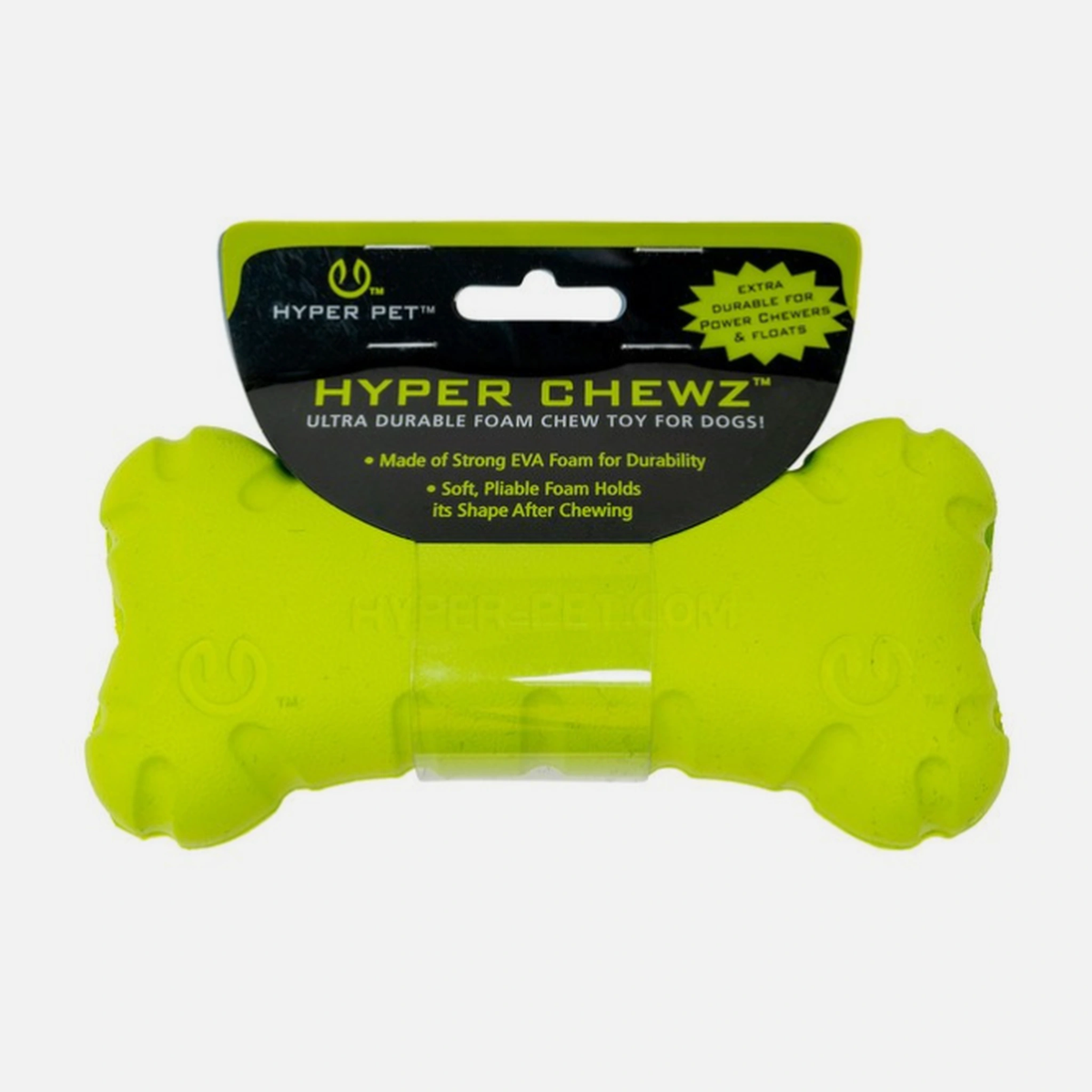 Hyper Pet Chewz EVA Bone – available from Woofingtons