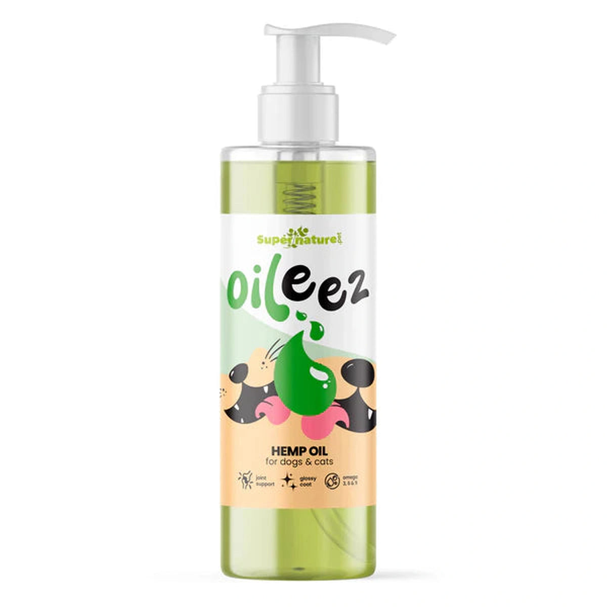 Super Natural - Oileez Hemp Seed Oil for Dogs & Cats 500ml – available from Woofingtons