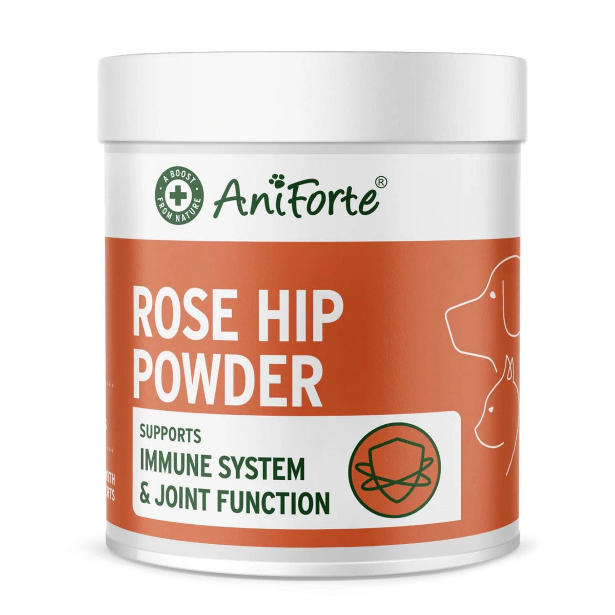 AniForte® Rose Hip Powder for Dogs and Cats 250g – available from Woofingtons