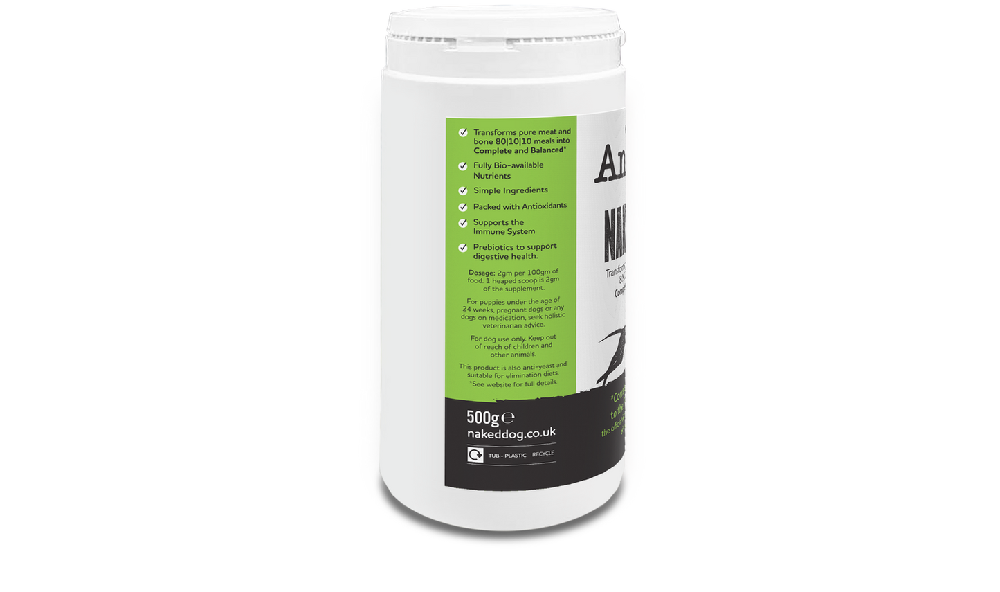 Naked dog - the answer raw food supplement - 500g image 2