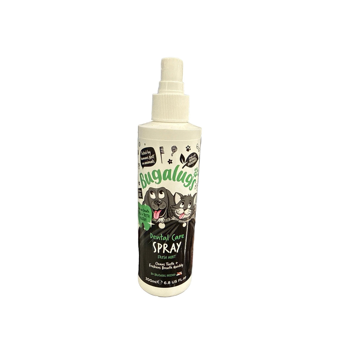 Bugalugs - Dental Care Spray 200ml – available from Woofingtons