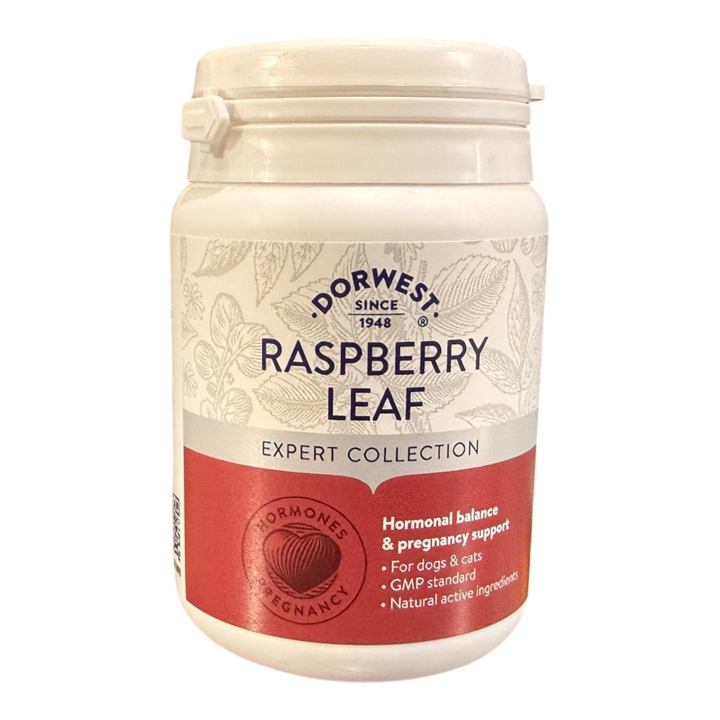 Dorwest - Raspberry Leaf Tablets for Dogs & Cats 200 tablets – available from Woofingtons