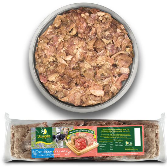 Dougies - Raw Dog Food - 560g - 80/10/10 – product image 2 from Woofingtons