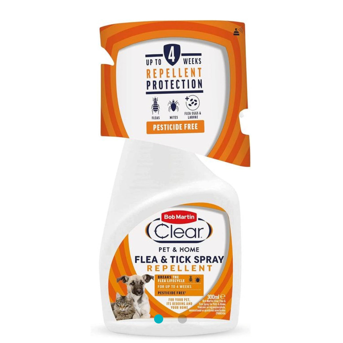 Bob Martin Clear All in One Flea and Tick Spray 300ml image 0