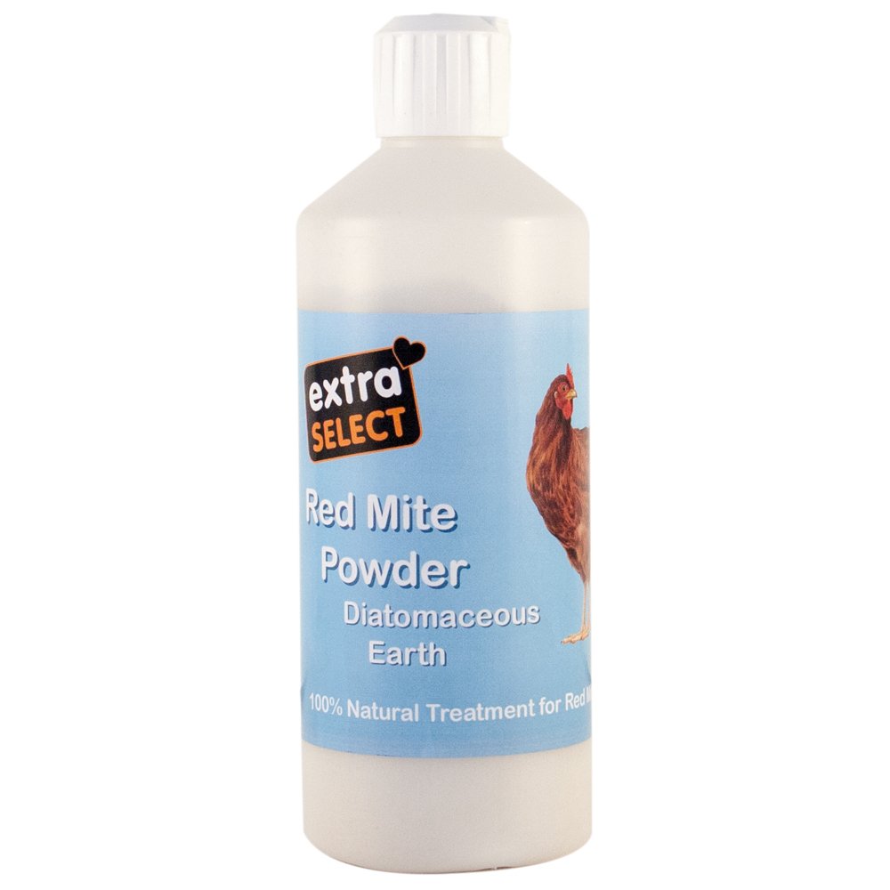 Extra Select Red Mite Powder – 100% Natural Poultry Treatment – available from Woofingtons