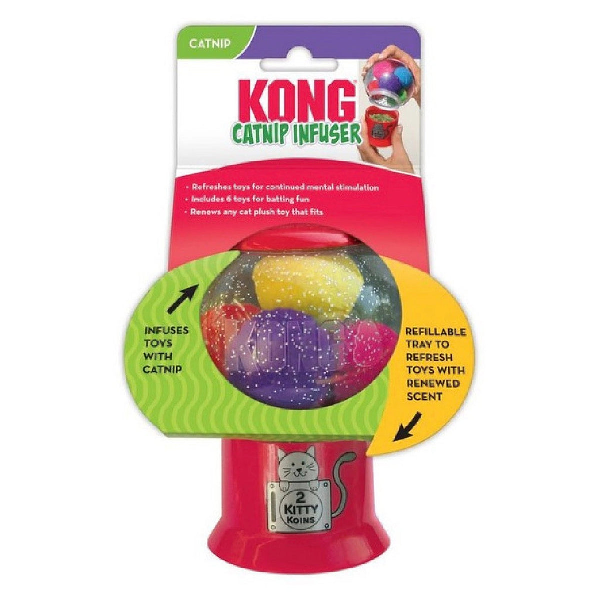 KONG Catnip Infuser - Cat Toy – available from Woofingtons