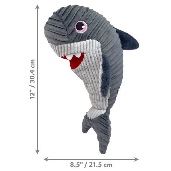 KONG Cuteseas Rufflez Shark Medium Large - Dog Toy – product image 2 from Woofingtons
