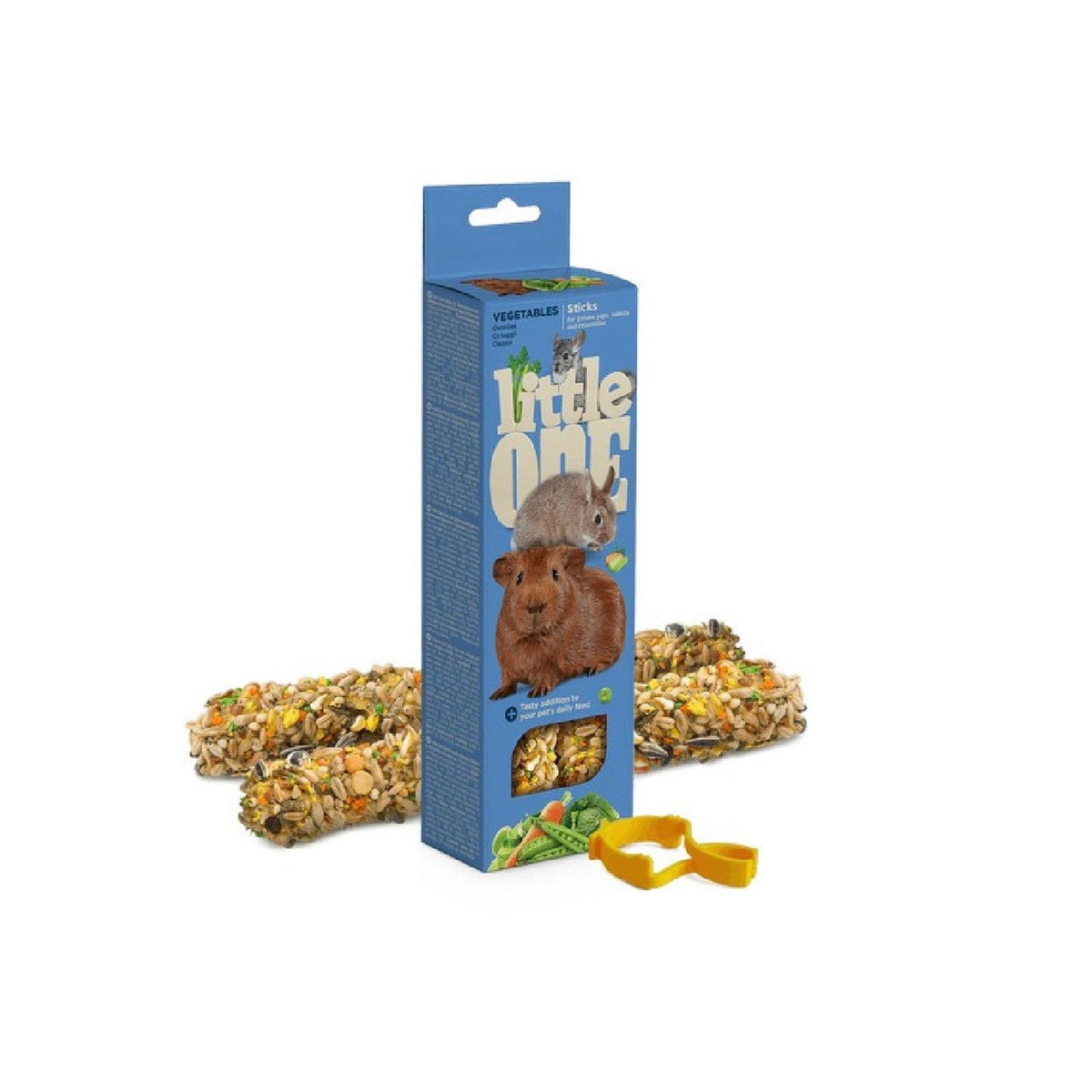 Little One Sticks For Guinea Pigs, Rabbits And Chinchillas With Vegetables 2x60G – available from Woofingtons