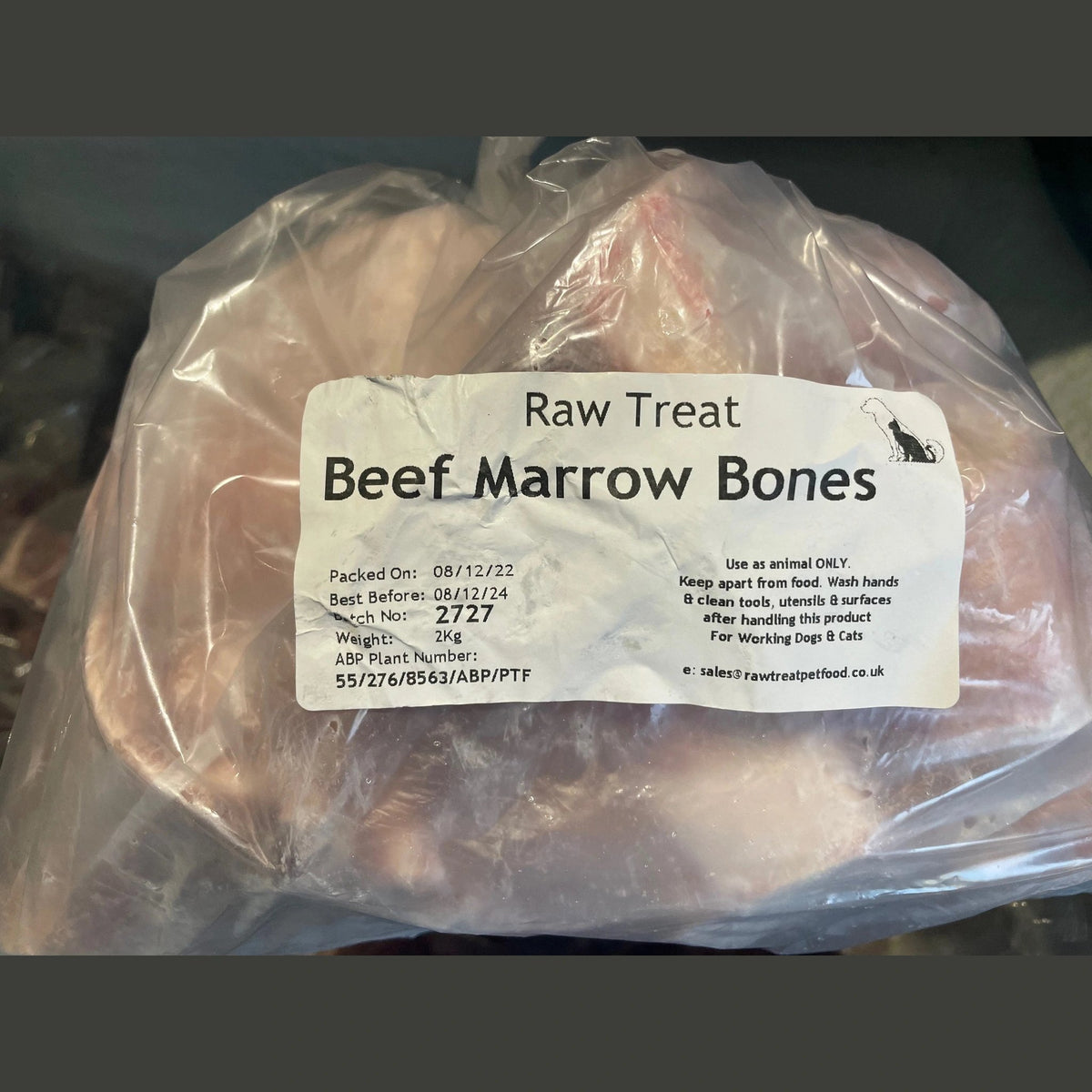 Marrow Bones - Raw Dog Food - 2kg - Local Delivery / In Store – product image 2 from Woofingtons