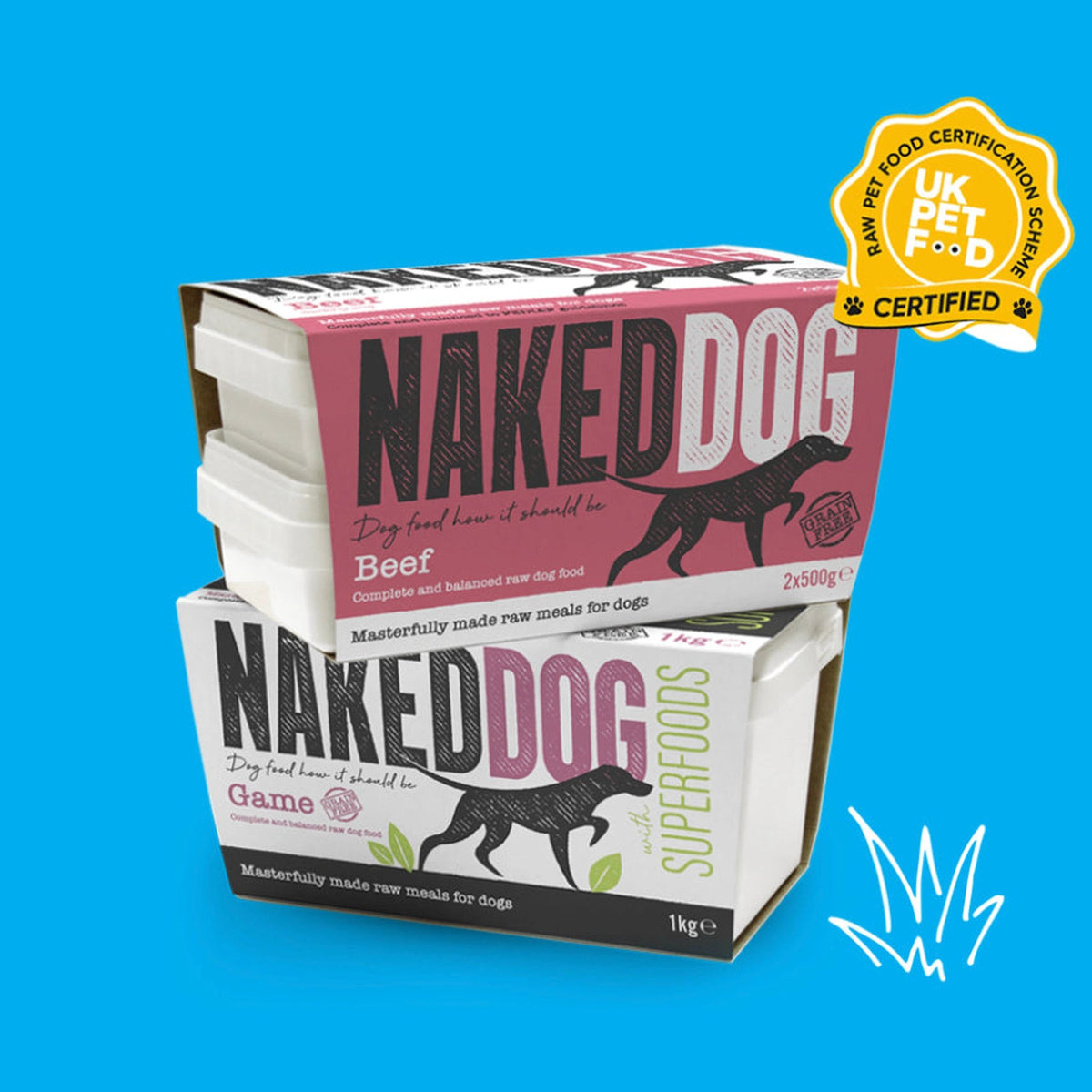 Naked Dog Raw Food – available from Woofingtons