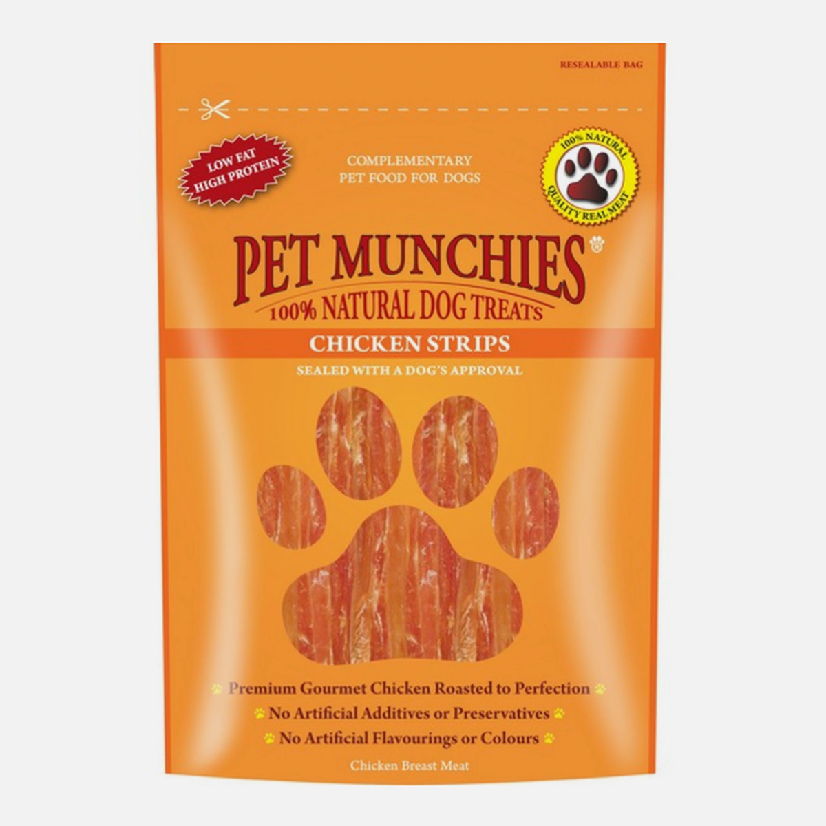 Pet Munchies Chicken Strips – available from Woofingtons