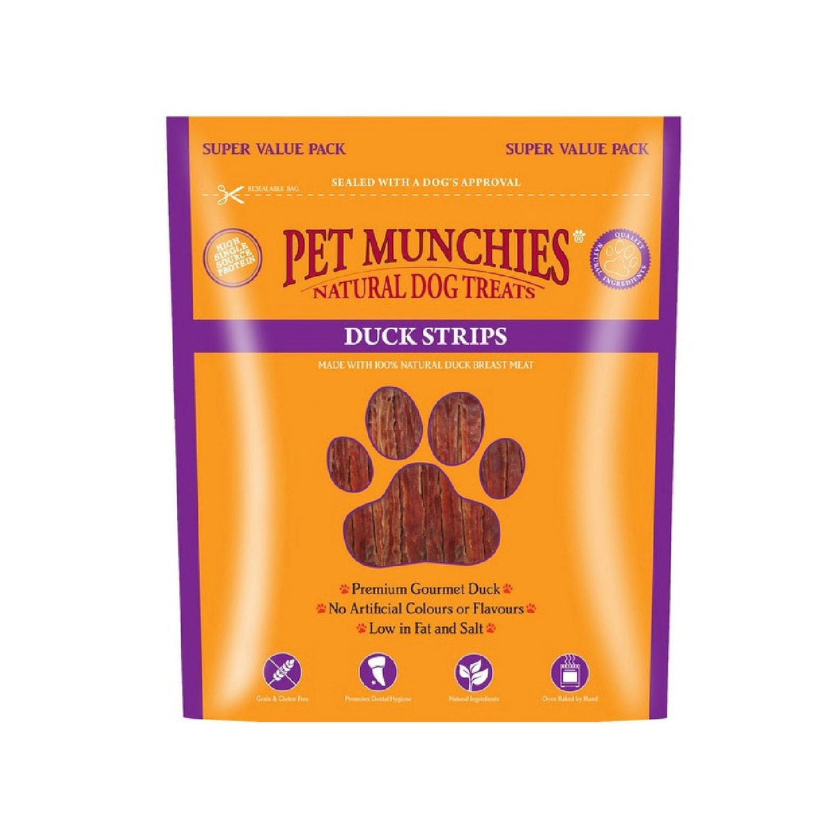 Pet Munchies Duck Strips – available from Woofingtons