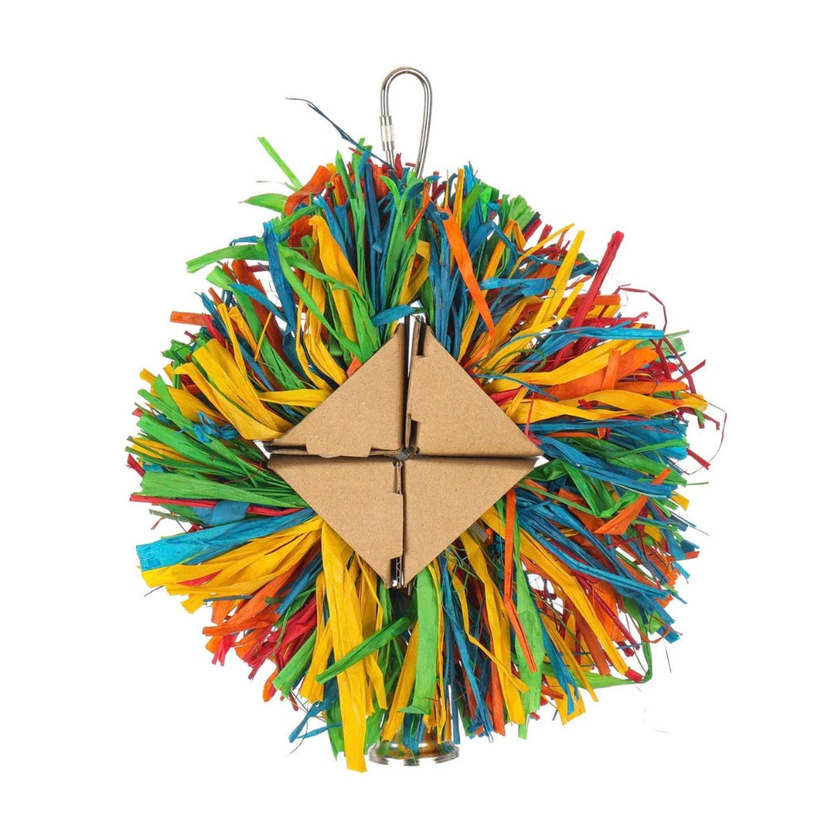 Rainbow Raffia - Bird Toy - 8388 – available from Woofingtons