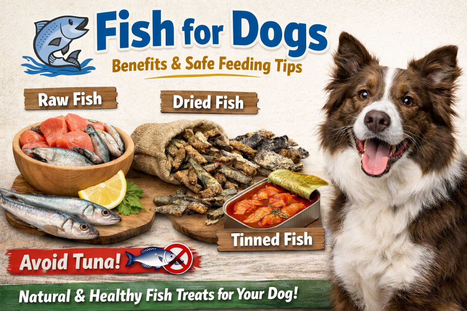 Fish suitable for feeding dogs