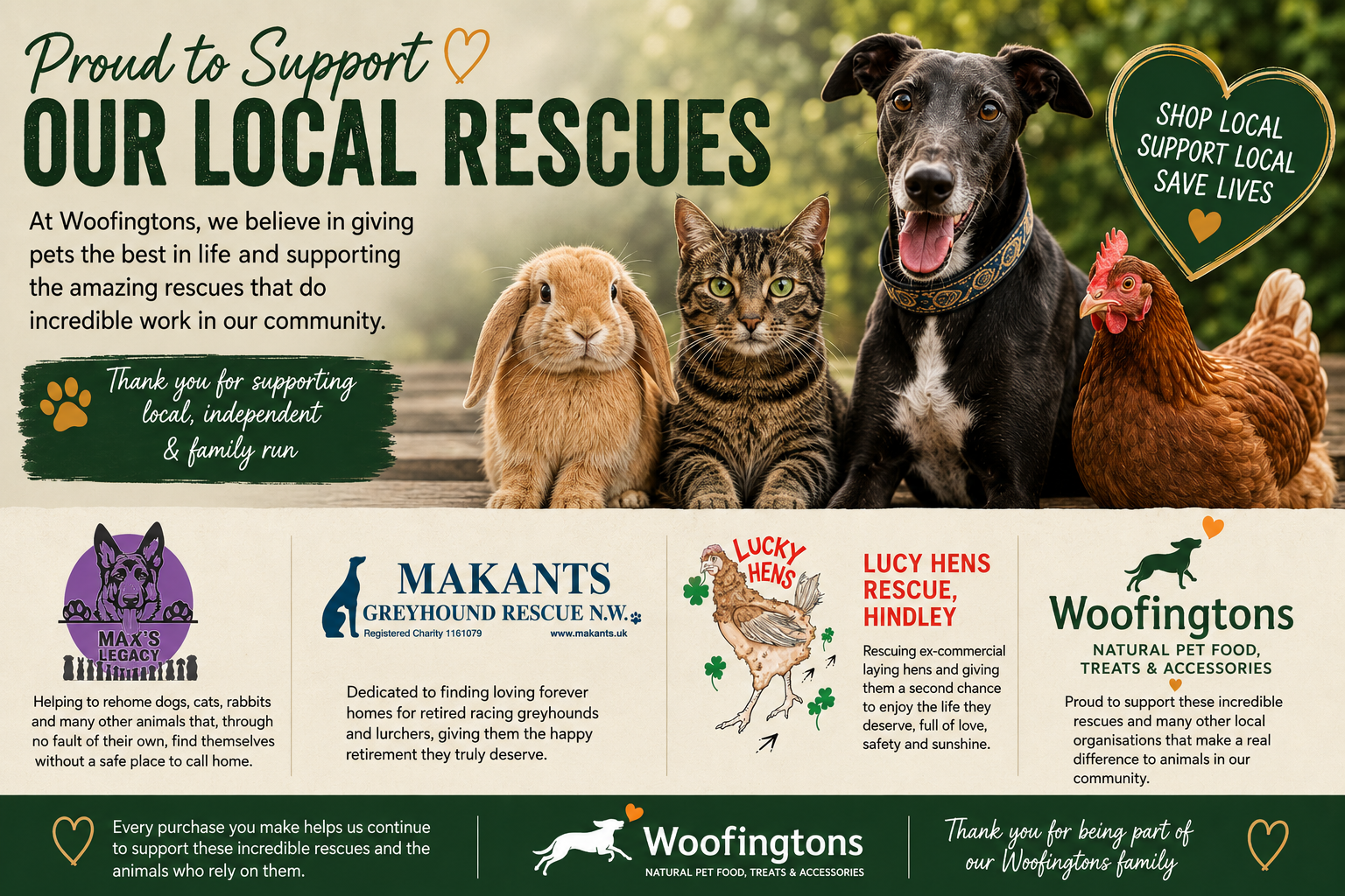 Supporting Our Community – Why Being an Independent Family Pet Shop Matters