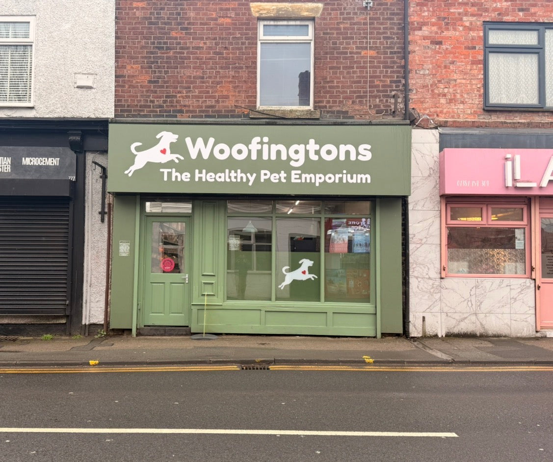 Woofingtons pet shop in Hindley