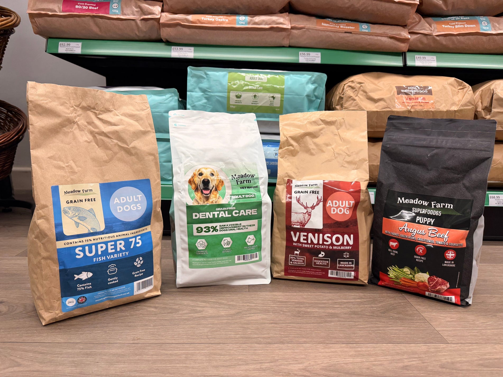Meadow Farm dog and cat food range