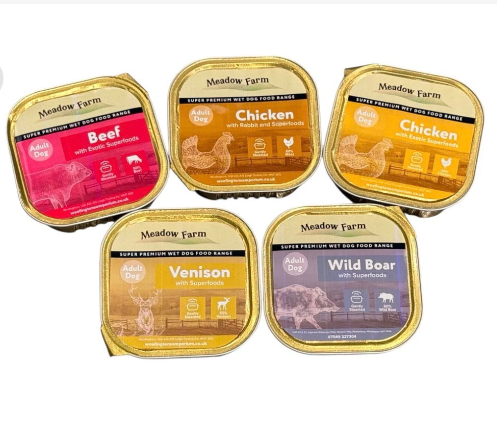 Meadow Farm Super Premium wet dog food