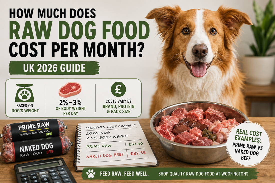 How Much Does Raw Dog Food Cost Per Month UK? 2026 Guide