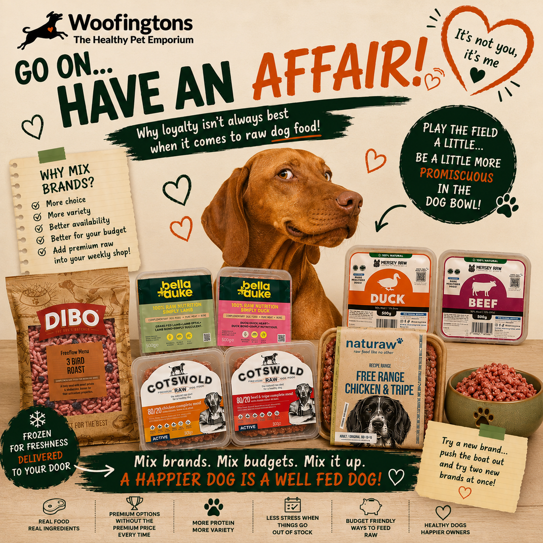 Mixing Raw Dog Food Brands: Why Loyalty Isn’t Always Best