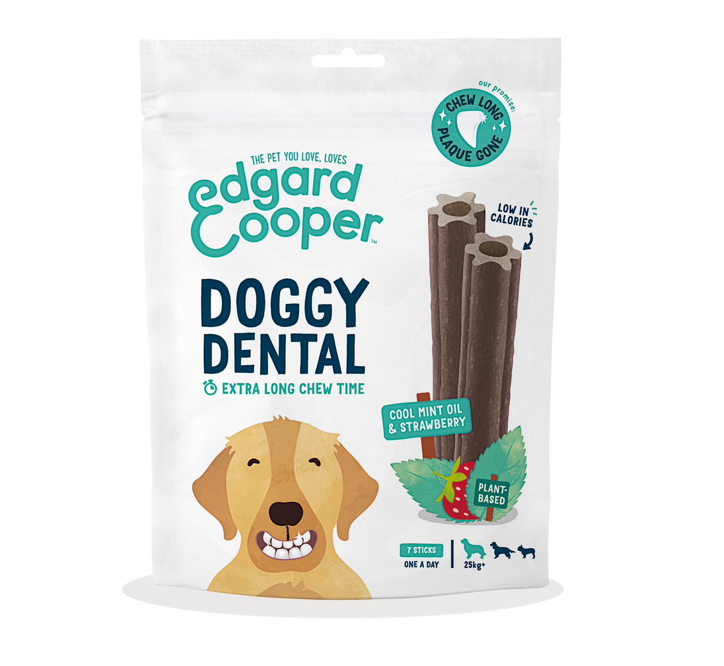 Edgard & Cooper - Mint Oil & Strawberry - Dental Sticks image 2