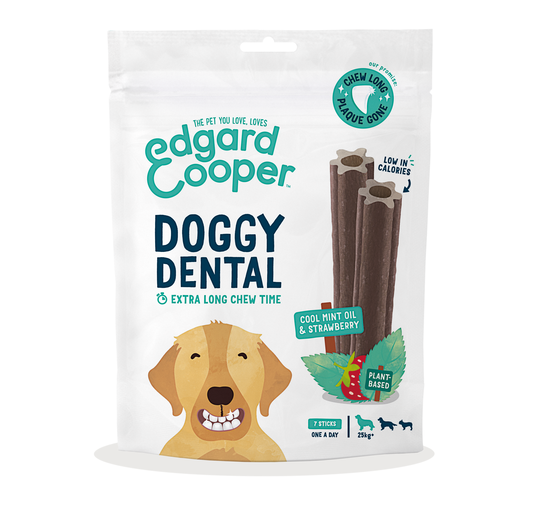 Edgard & Cooper - Mint Oil & Strawberry - Dental Sticks image 2