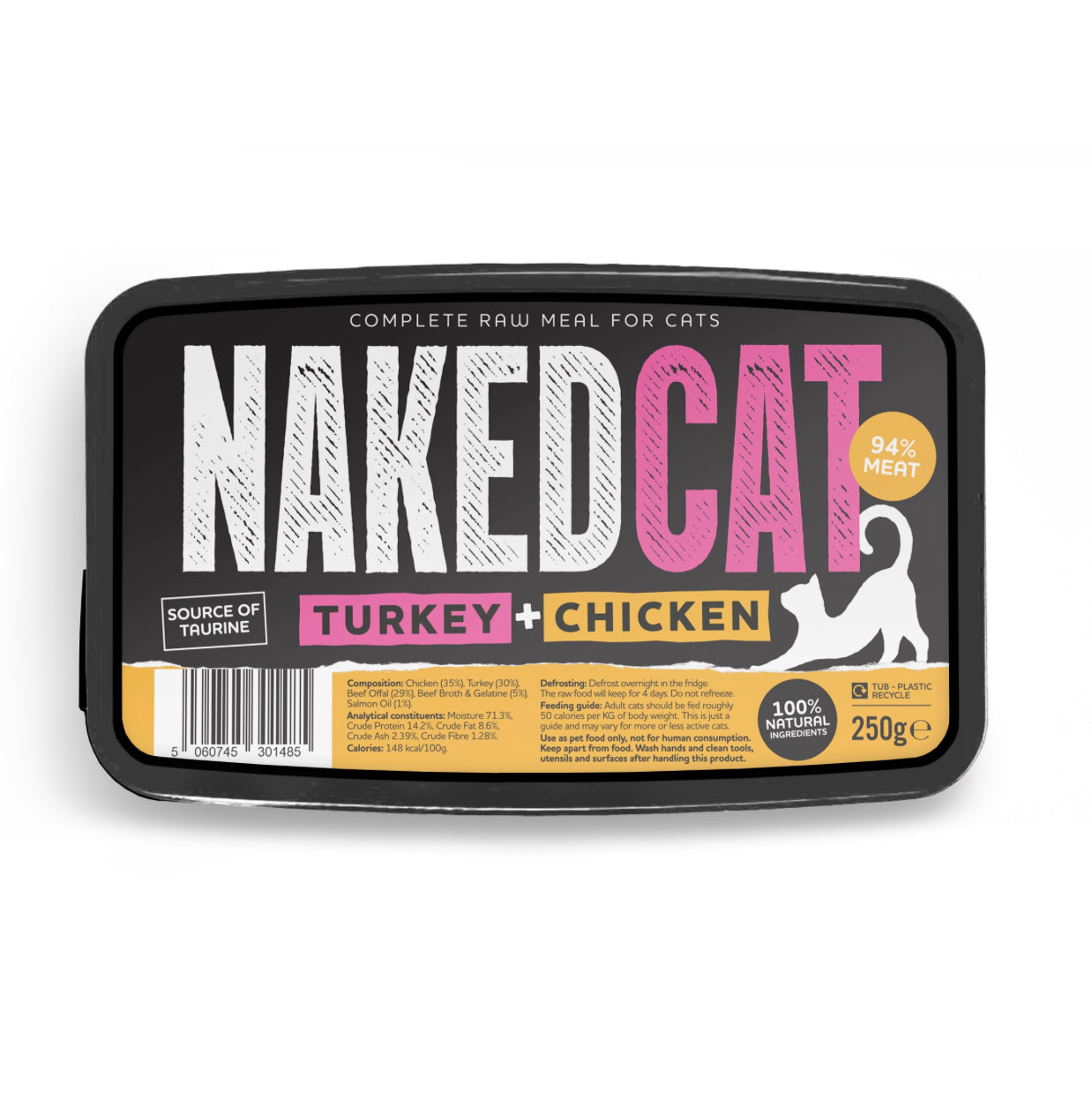 Naked Cat - Raw Food - 250g image 2
