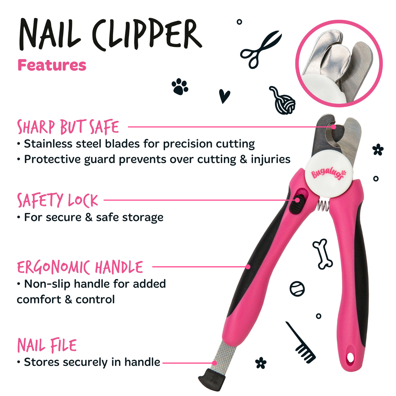 Bugalugs nail clippers  image 1