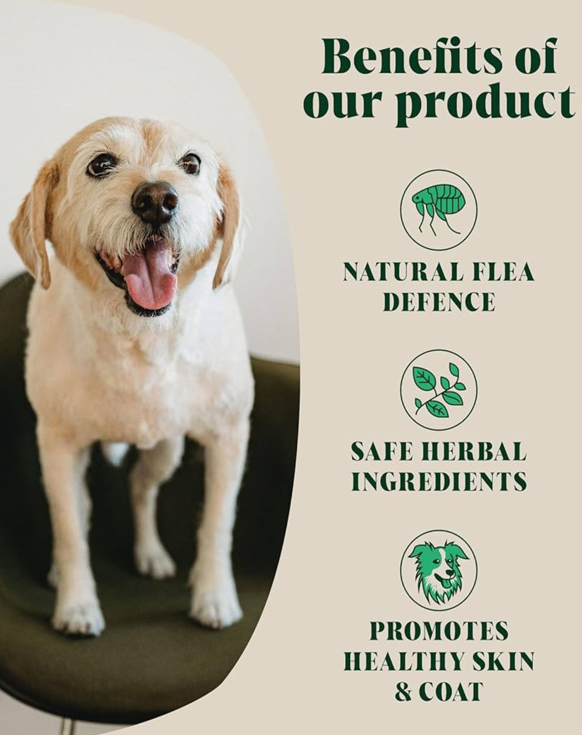 Hackney Dog - Flea and Tick Natural Repellent 200g image 3