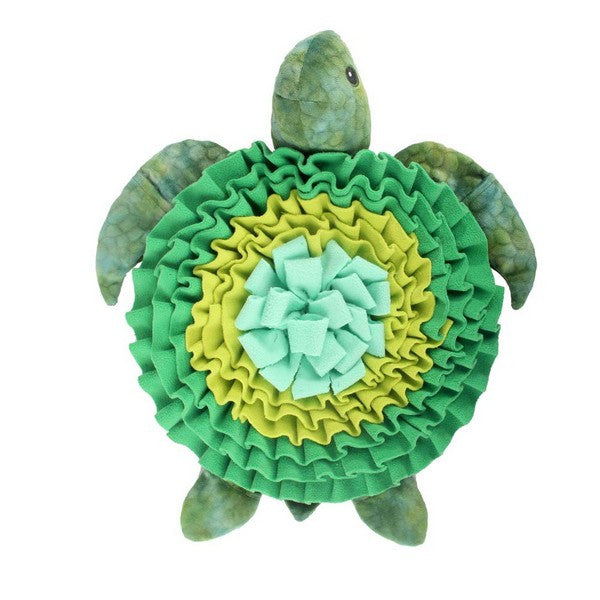 All For Paws Dig It Sea Turtle Treat Mat - Snuffle Mat Brain Game