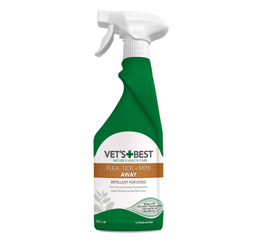 Vet's Best Flea Tick and Mite Flea Treatment Spray for Dogs | Plant Based Formul image 0