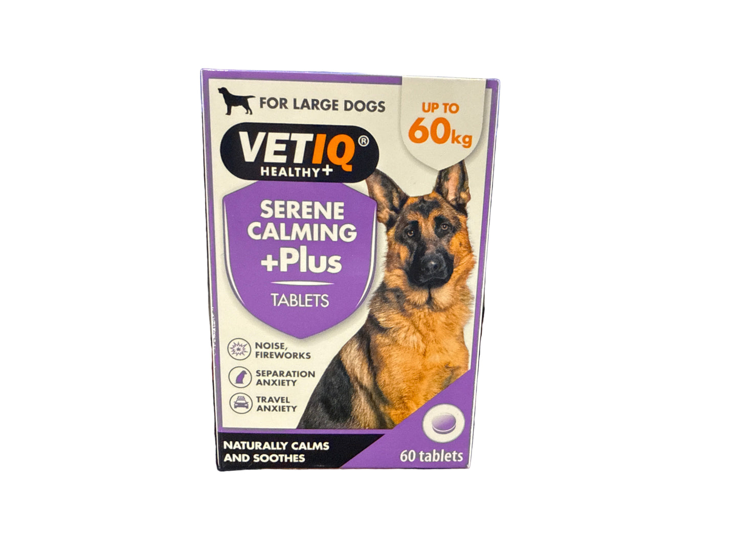 VetIQ Serene Calming PLUS - 60 Tablets (For large dogs)